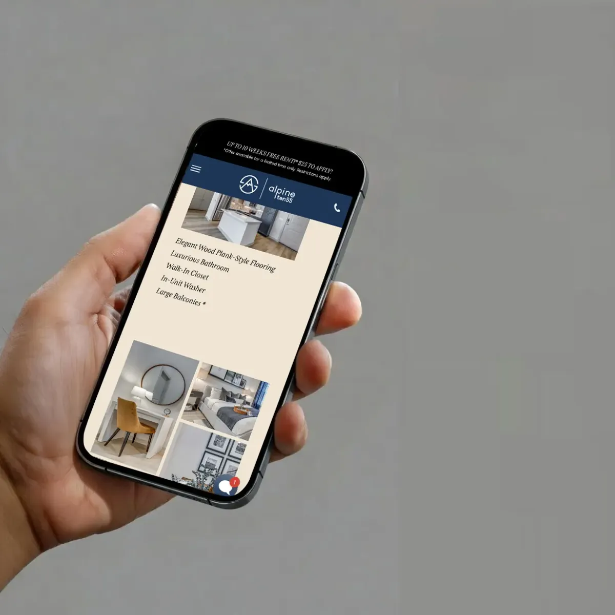 Alpine Mobile View