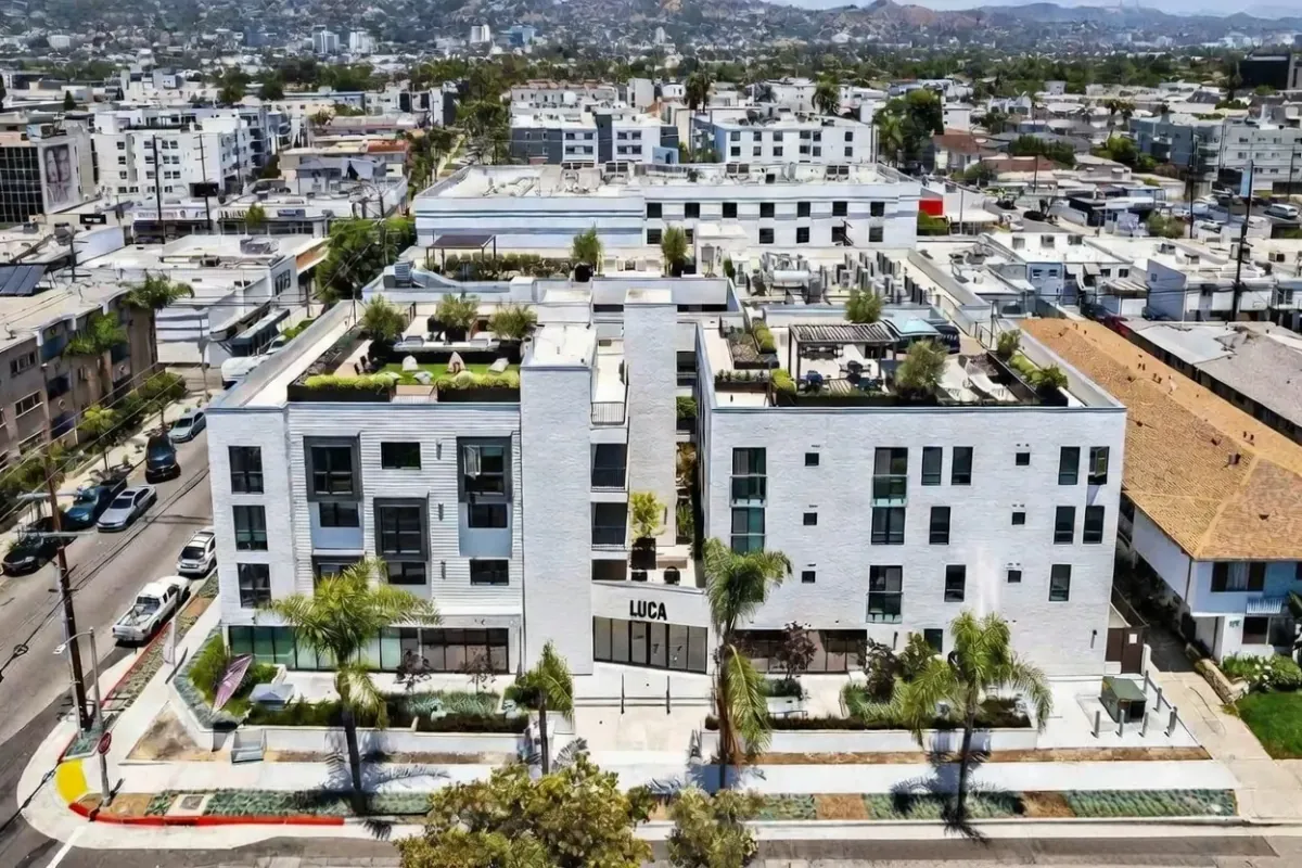 Luca Beverly Grove Aerial View