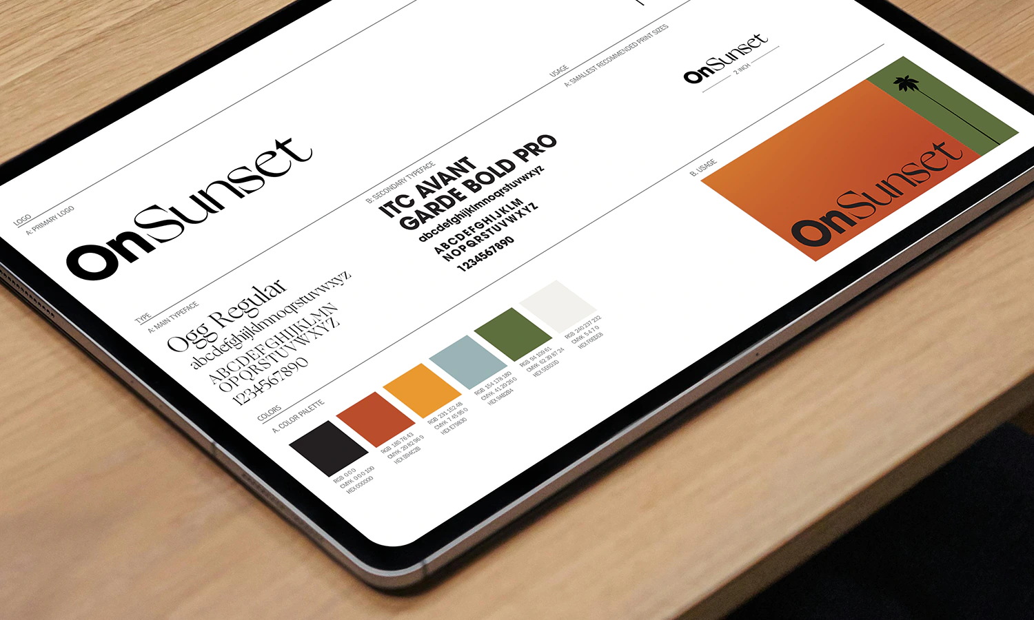 OnSunset Brand Guide